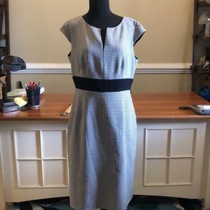 Black and white professional dress